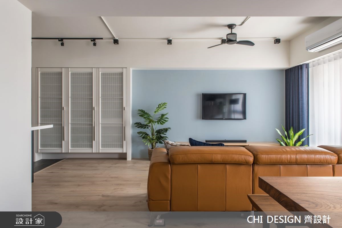 45坪新成屋(5年以下)＿混搭風客廳案例圖片＿CHI DESIGN 齊設計＿CHI DESIGN_RESIDENCE OF WU 親家景一方之2