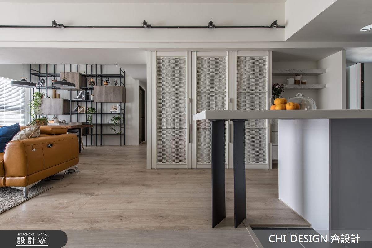 45坪新成屋(5年以下)＿混搭風客廳吧檯案例圖片＿CHI DESIGN 齊設計＿CHI DESIGN_RESIDENCE OF WU 親家景一方之4