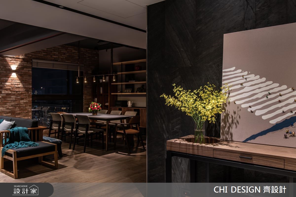 44坪新成屋(5年以下)＿工業風客廳餐廳案例圖片＿CHI DESIGN 齊設計＿CHI DESIGN_RETRO SONG OF NEW YORK 紐約之歌之15