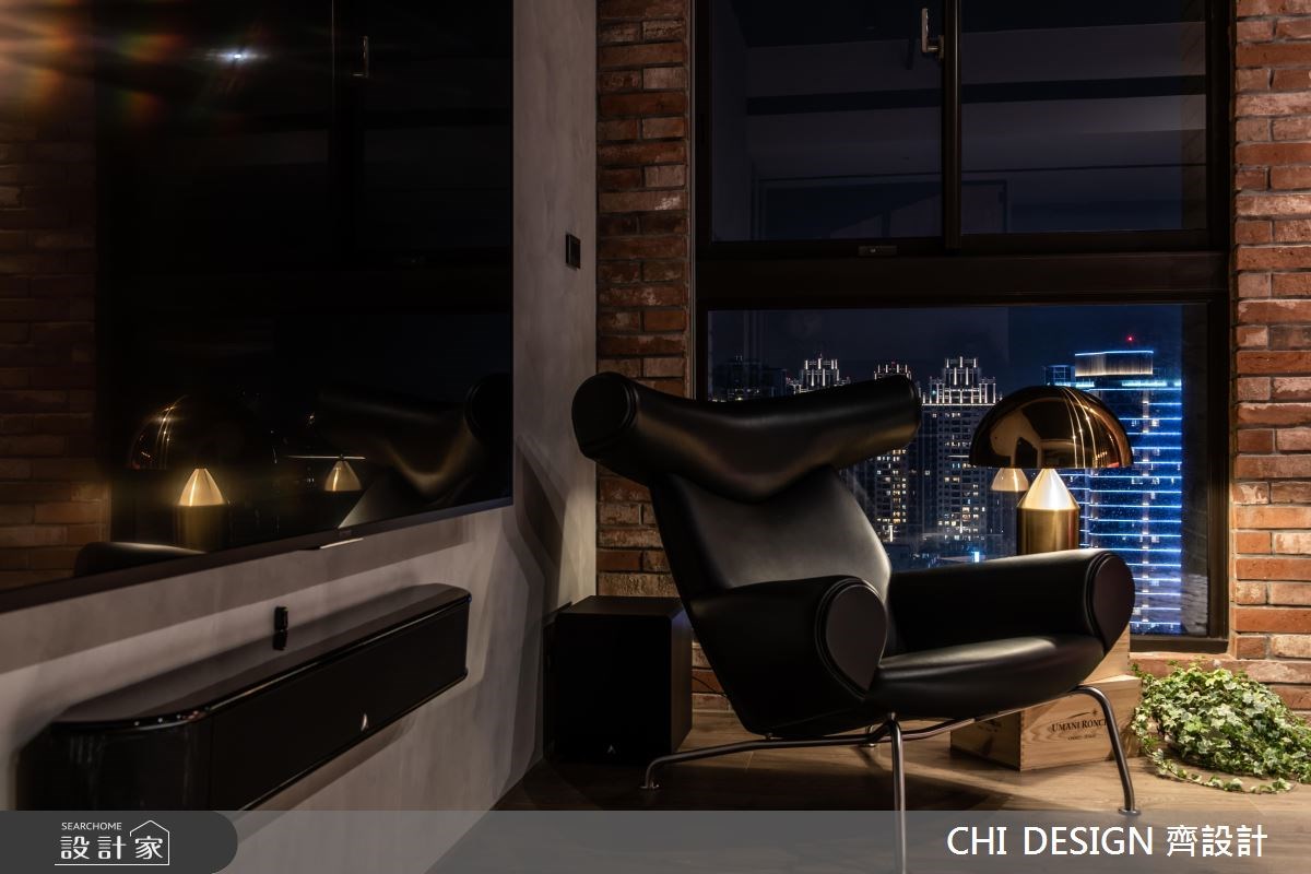 44坪新成屋(5年以下)＿工業風客廳案例圖片＿CHI DESIGN 齊設計＿CHI DESIGN_RETRO SONG OF NEW YORK 紐約之歌之17