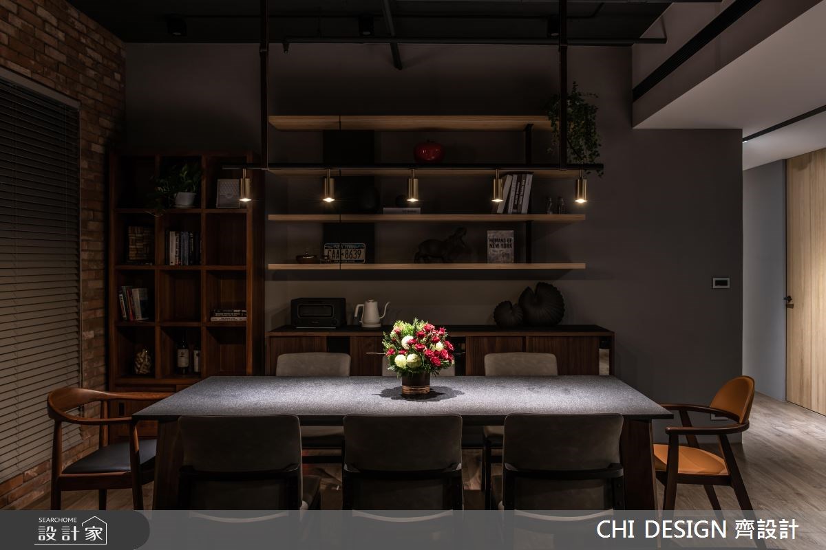 44坪新成屋(5年以下)＿工業風餐廳案例圖片＿CHI DESIGN 齊設計＿CHI DESIGN_RETRO SONG OF NEW YORK 紐約之歌之19