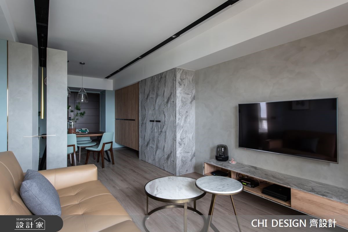 21坪新成屋(5年以下)＿北歐風客廳案例圖片＿CHI DESIGN 齊設計＿CHI DESIGN_RESIDENCE OF ZHUO 興傳之9