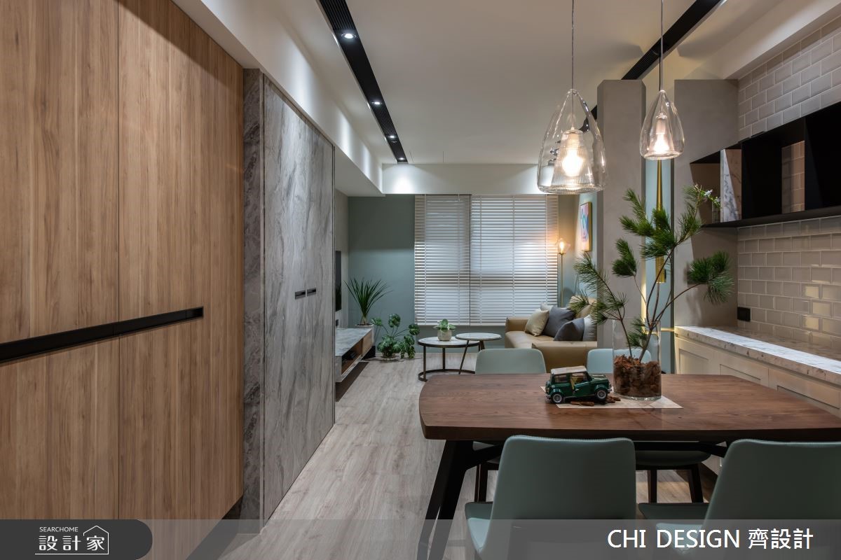 21坪新成屋(5年以下)＿北歐風餐廳案例圖片＿CHI DESIGN 齊設計＿CHI DESIGN_RESIDENCE OF ZHUO 興傳之2