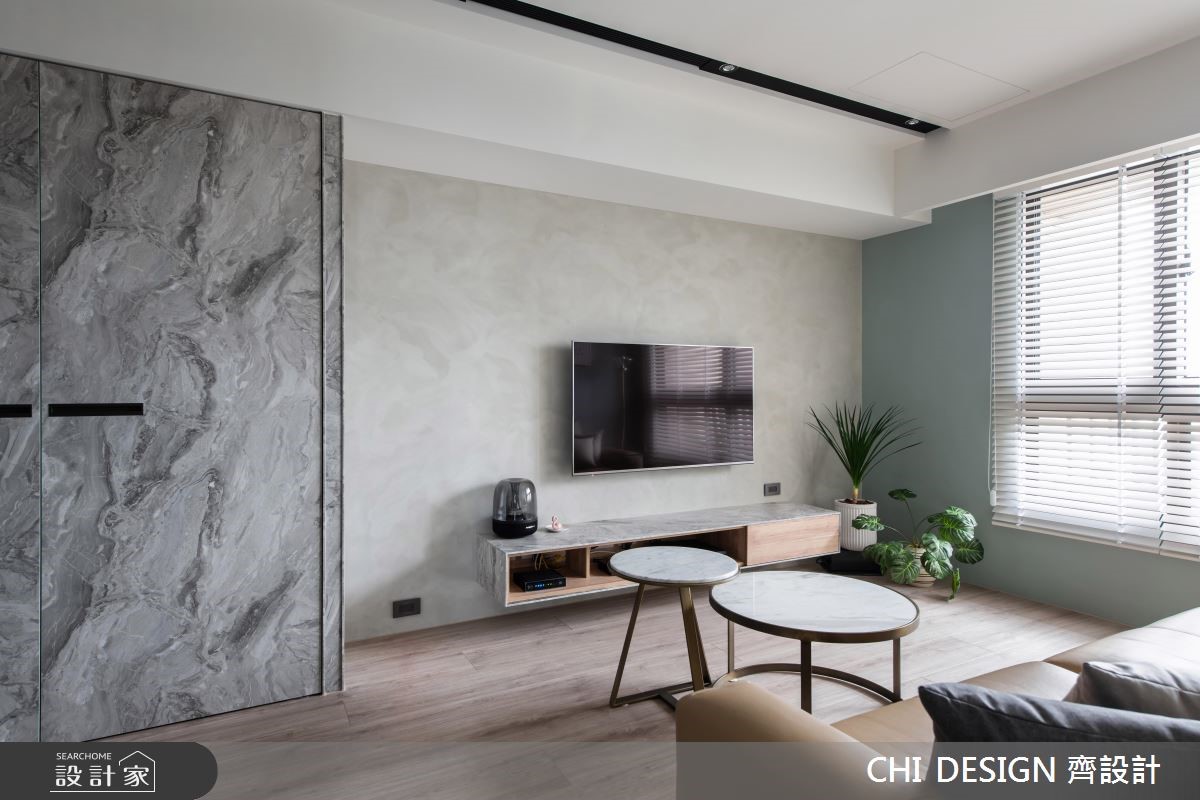 21坪新成屋(5年以下)＿北歐風客廳案例圖片＿CHI DESIGN 齊設計＿CHI DESIGN_RESIDENCE OF ZHUO 興傳之5