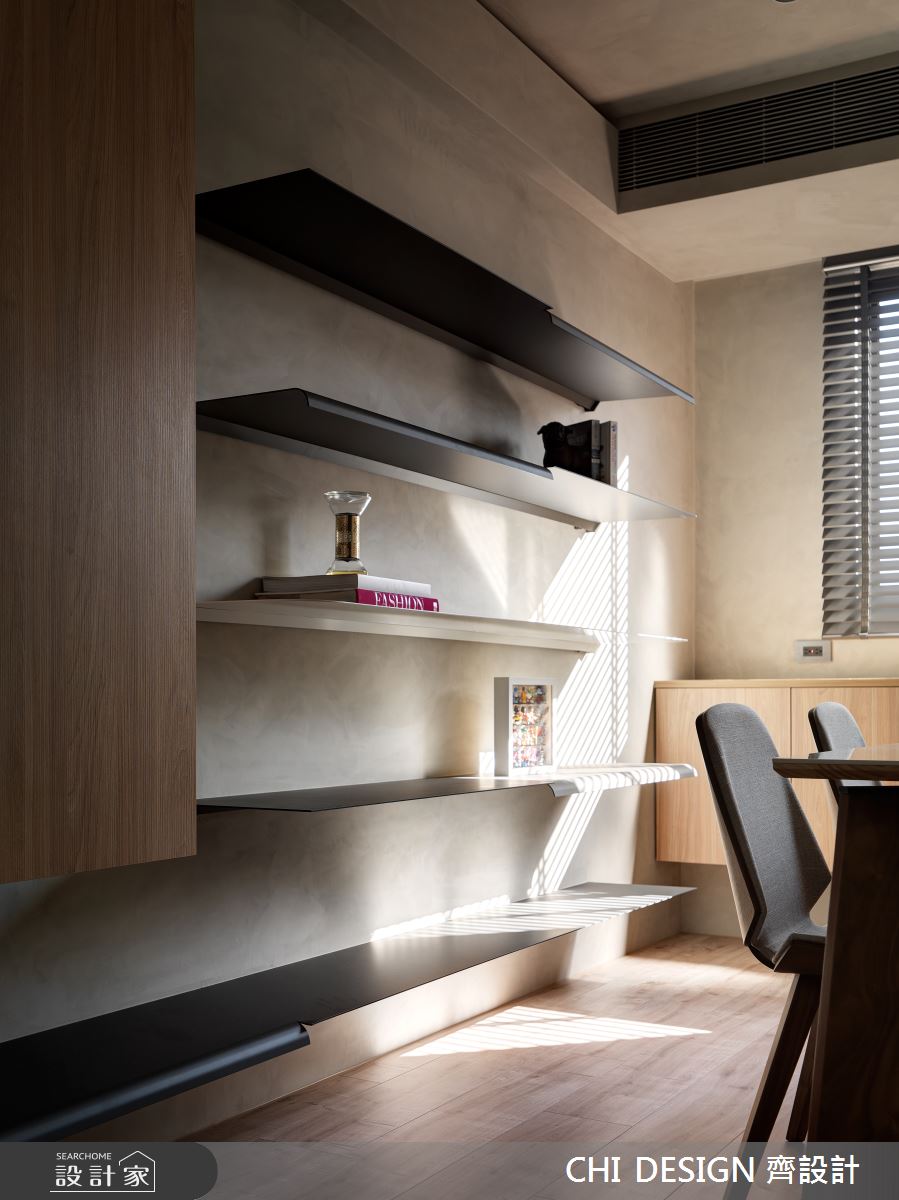 34坪新成屋(5年以下)＿現代風餐廳工作區案例圖片＿CHI DESIGN 齊設計＿CHI DESIGN_RESIDENCE OF CHANG 巴黎情歌之12