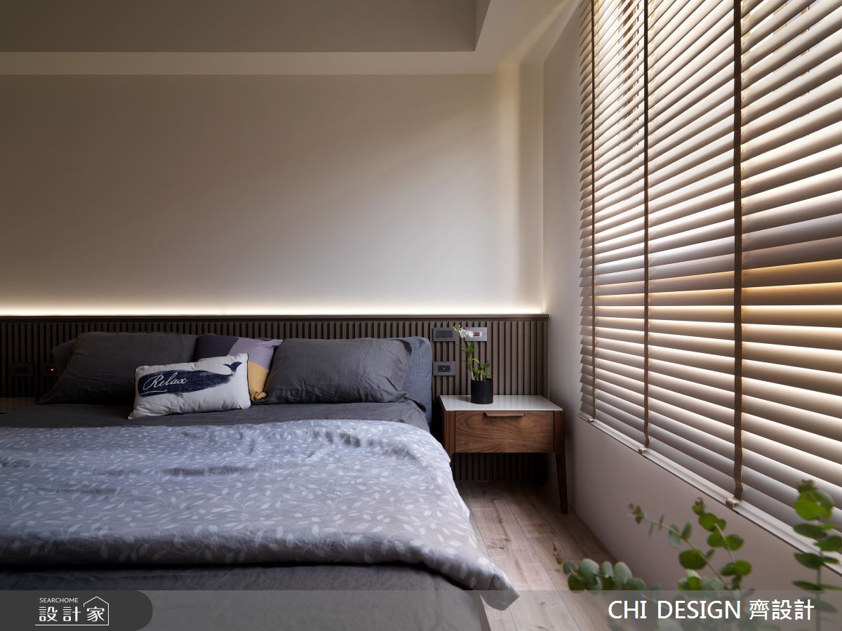 34坪新成屋(5年以下)＿現代風臥室案例圖片＿CHI DESIGN 齊設計＿CHI DESIGN_RESIDENCE OF CHANG 巴黎情歌之16