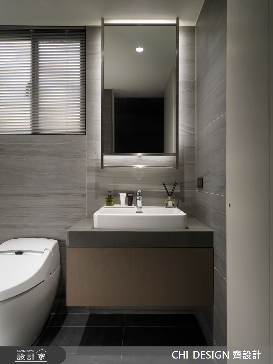 34坪新成屋(5年以下)＿現代風浴室案例圖片＿CHI DESIGN 齊設計＿CHI DESIGN_RESIDENCE OF CHANG 巴黎情歌之17
