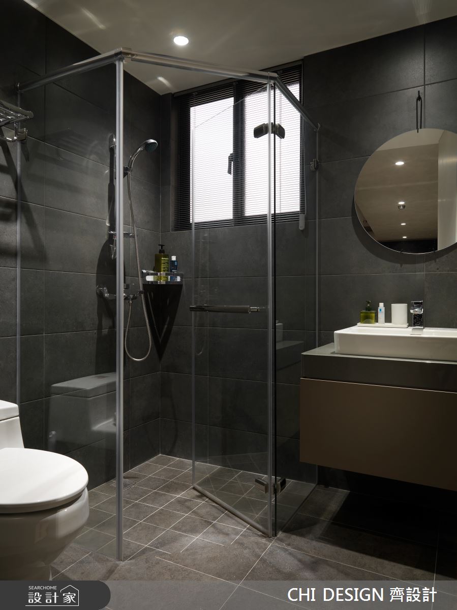 34坪新成屋(5年以下)＿現代風浴室案例圖片＿CHI DESIGN 齊設計＿CHI DESIGN_RESIDENCE OF CHANG 巴黎情歌之18