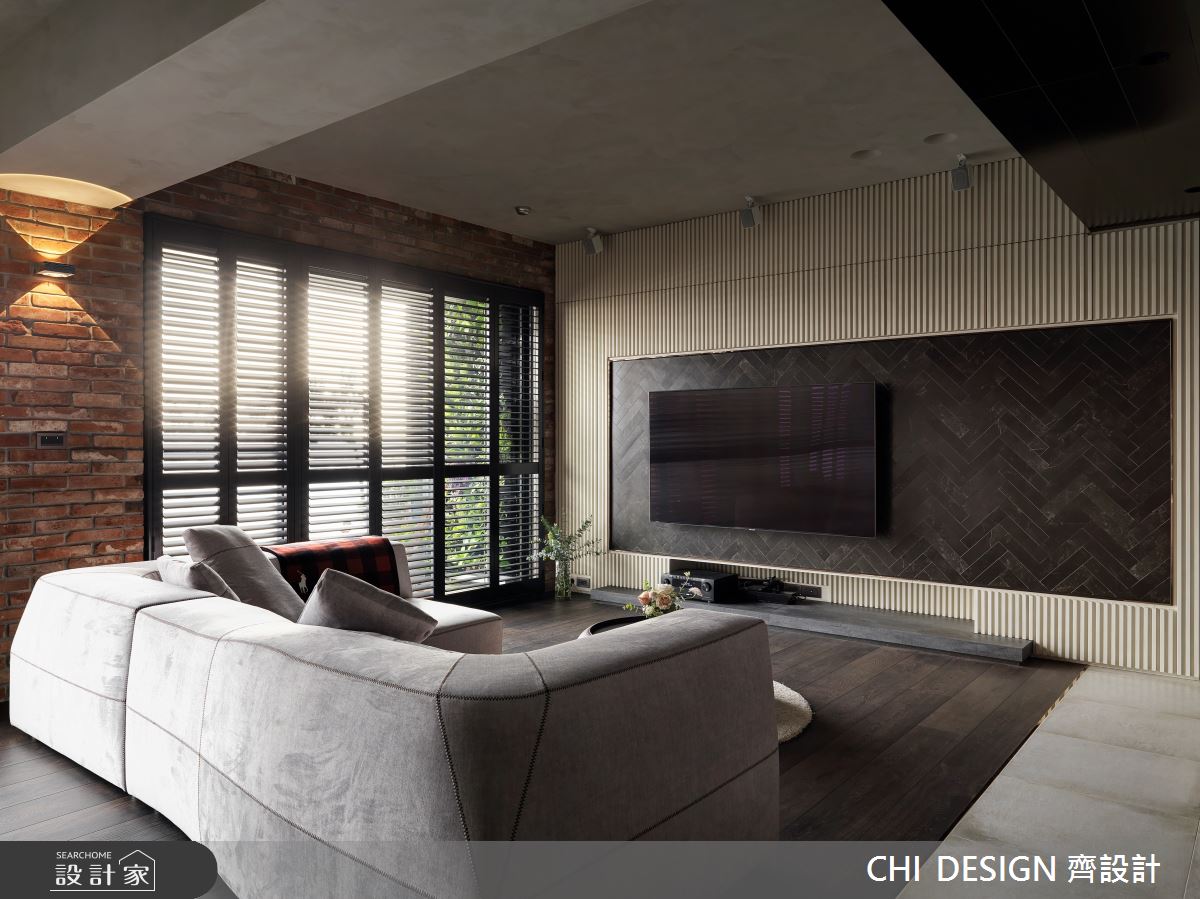 49坪中古屋(5~15年)＿現代風客廳案例圖片＿CHI DESIGN 齊設計＿CHI DESIGN_MIDNIGHT IN LONDON 午夜英倫之5