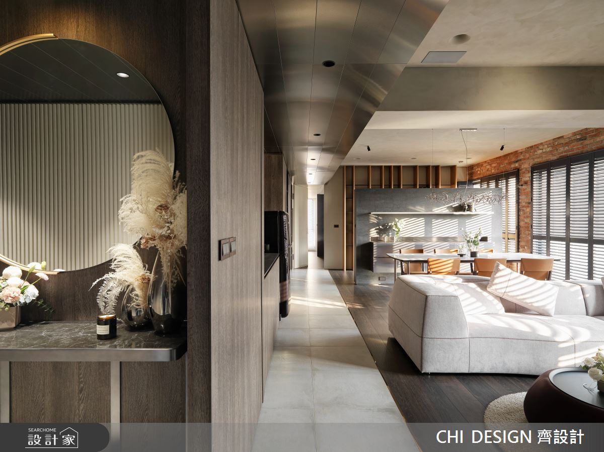49坪中古屋(5~15年)＿現代風玄關案例圖片＿CHI DESIGN 齊設計＿CHI DESIGN_MIDNIGHT IN LONDON 午夜英倫之2