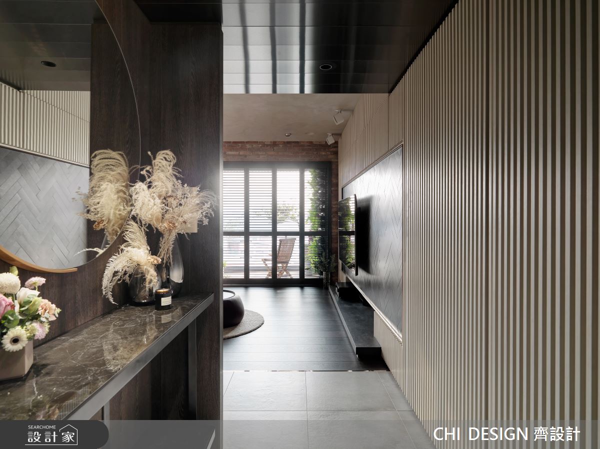 49坪中古屋(5~15年)＿現代風玄關案例圖片＿CHI DESIGN 齊設計＿CHI DESIGN_MIDNIGHT IN LONDON 午夜英倫之1