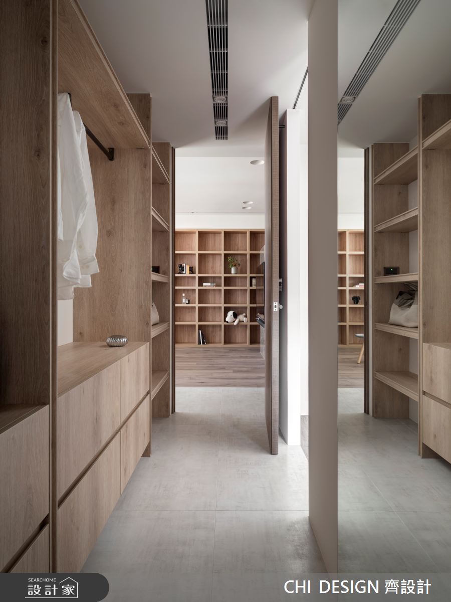 39坪新成屋(5年以下)＿北歐風更衣間案例圖片＿CHI DESIGN 齊設計＿CHI DESIGN_RESIDENCE OF LU 漫步北歐之11