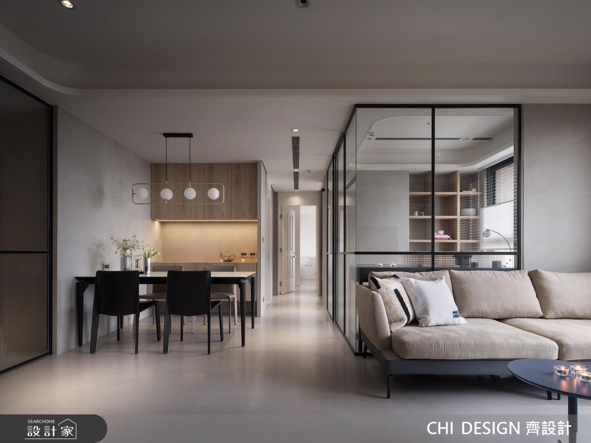 31坪新成屋(5年以下)＿現代風客廳餐廳案例圖片＿CHI DESIGN 齊設計＿CHI DESIGN_RESIDENCE OF YE 葉宅之7