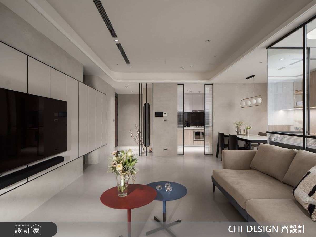 31坪新成屋(5年以下)＿現代風客廳案例圖片＿CHI DESIGN 齊設計＿CHI DESIGN_RESIDENCE OF YE 葉宅之8