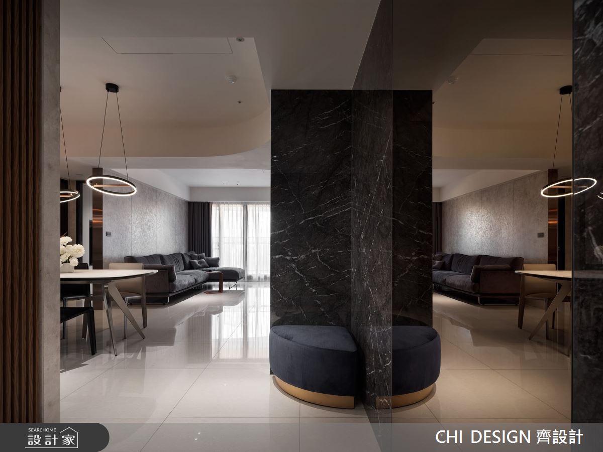 37坪新成屋(5年以下)＿現代風玄關案例圖片＿CHI DESIGN 齊設計＿CHI DESIGN_EAST TOWN 莊宅之1