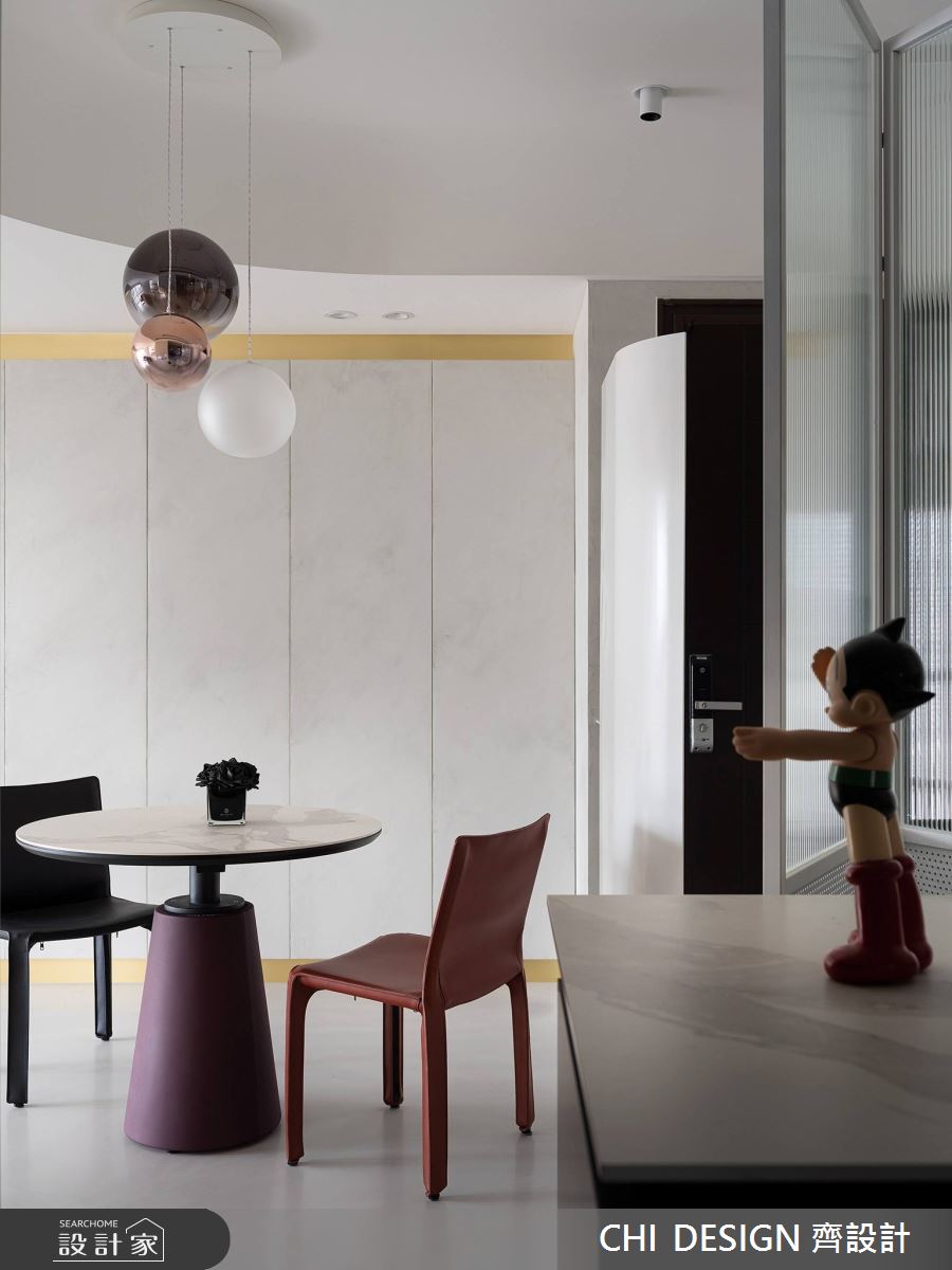 43坪中古屋(5~15年)＿現代風餐廳案例圖片＿CHI DESIGN 齊設計＿CHI DESIGN_URBAN PURE 城市中的純粹之1
