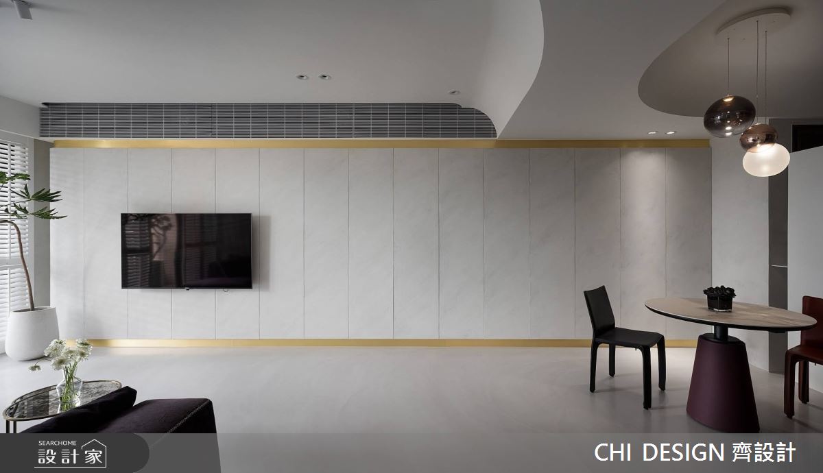 43坪中古屋(5~15年)＿現代風客廳案例圖片＿CHI DESIGN 齊設計＿CHI DESIGN_URBAN PURE 城市中的純粹之7