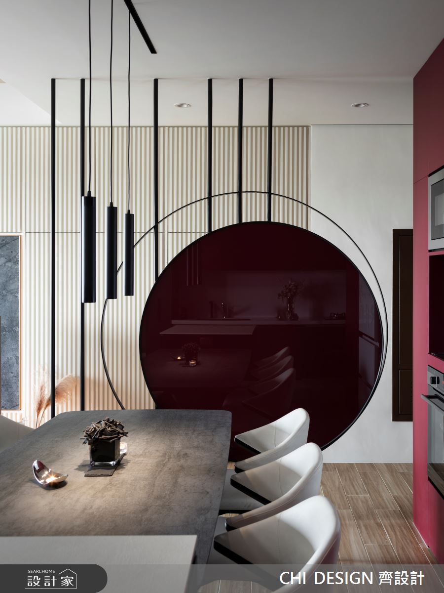 41坪新成屋(5年以下)＿混搭風餐廳案例圖片＿CHI DESIGN 齊設計＿CHI DESIGN_REDWINE 紅酒微醺之3