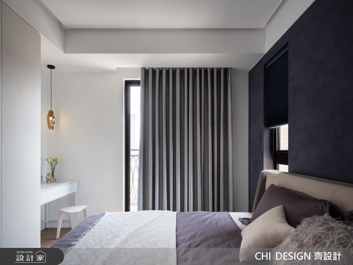 43坪中古屋(5~15年)＿混搭風臥室案例圖片＿CHI DESIGN 齊設計＿CHI DESIGN_RETRO BLUES 復古藍調之14