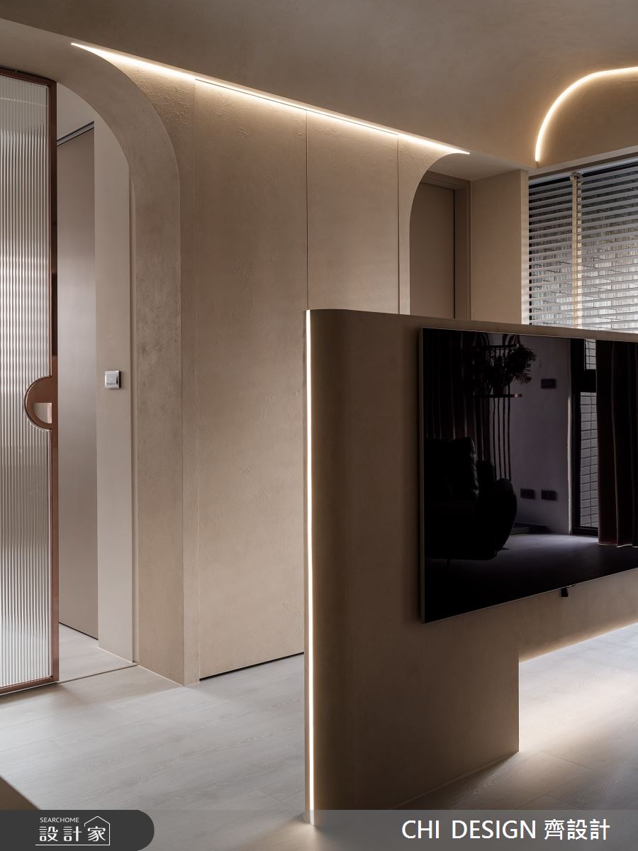 35坪新成屋(5年以下)＿侘寂風客廳案例圖片＿CHI DESIGN 齊設計＿CHI DESIGN_淬煉之17
