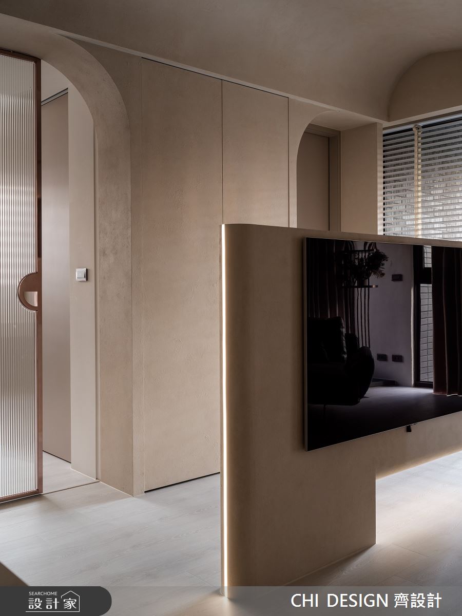 35坪新成屋(5年以下)＿侘寂風客廳案例圖片＿CHI DESIGN 齊設計＿CHI DESIGN_淬煉之16