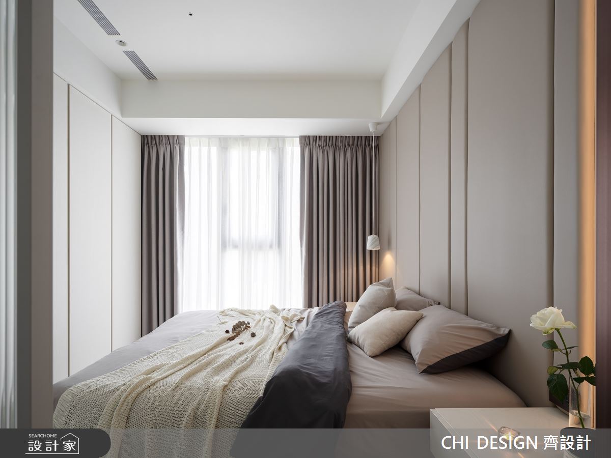 35坪新成屋(5年以下)＿侘寂風臥室案例圖片＿CHI DESIGN 齊設計＿CHI DESIGN_淬煉之20