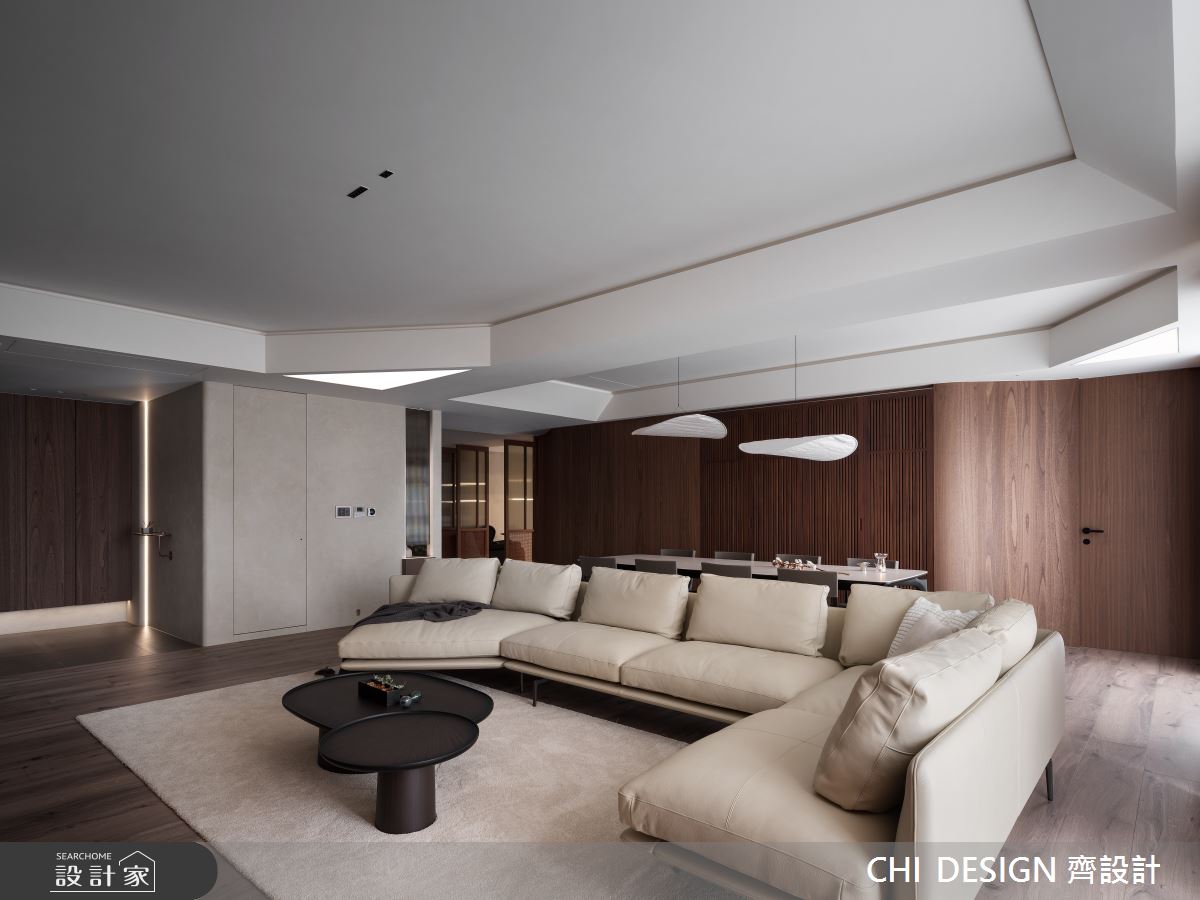 69坪中古屋(5~15年)＿現代風客廳餐廳案例圖片＿CHI DESIGN 齊設計＿CHI DESIGN_璞寓之9