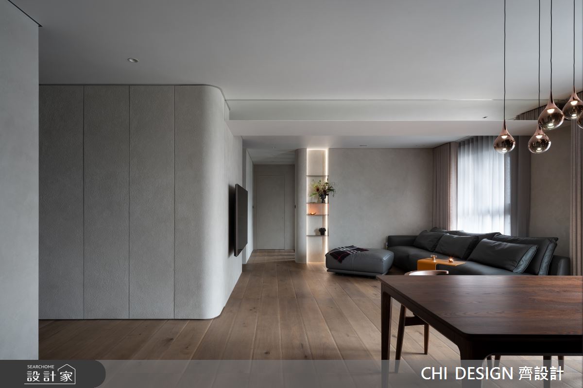 35坪預售屋＿現代風客廳餐廳案例圖片＿CHI DESIGN 齊設計＿CHI DESIGN_ESPOIR曙光之5