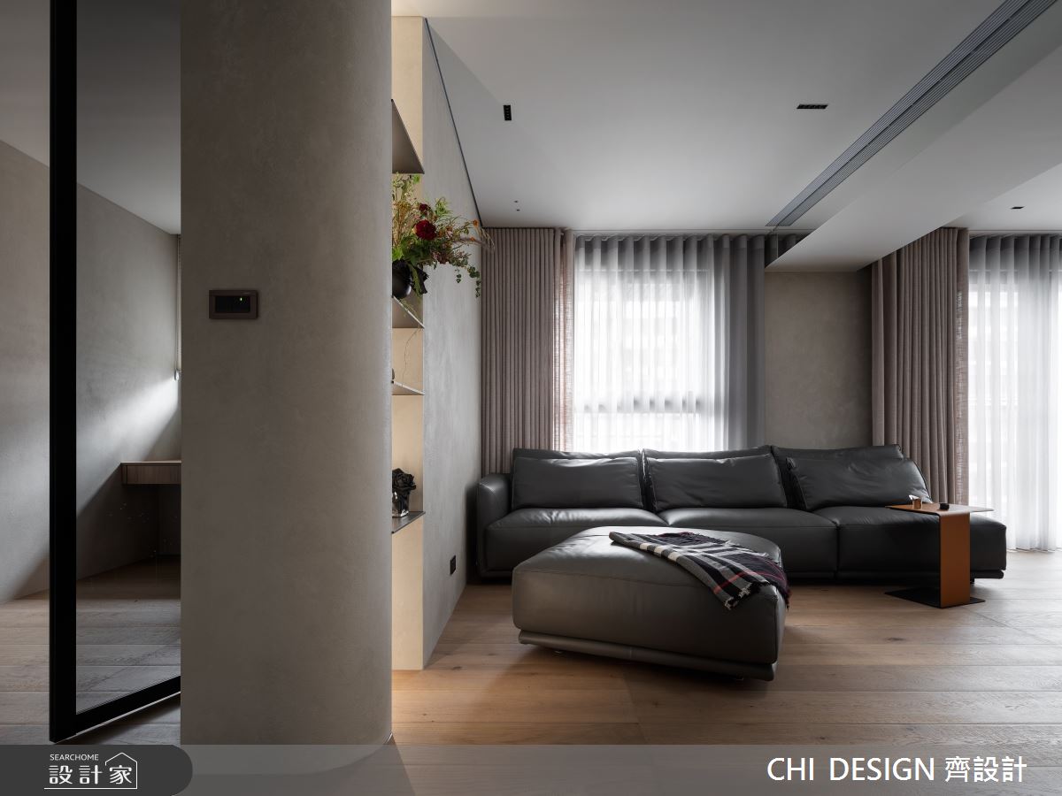 35坪預售屋＿現代風客廳案例圖片＿CHI DESIGN 齊設計＿CHI DESIGN_ESPOIR曙光之7