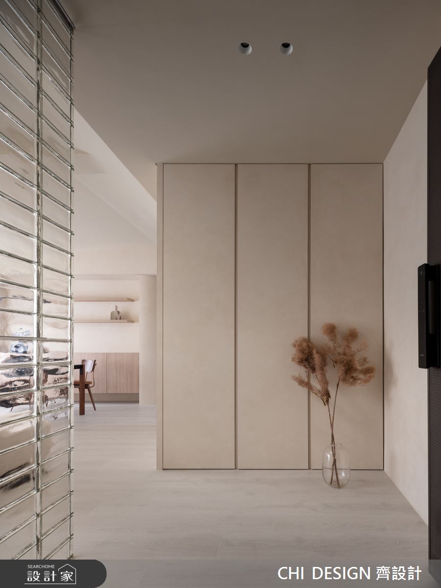 41坪老屋(16~30年)＿侘寂風玄關案例圖片＿CHI DESIGN 齊設計＿CHI DESIGN_Redefine之1