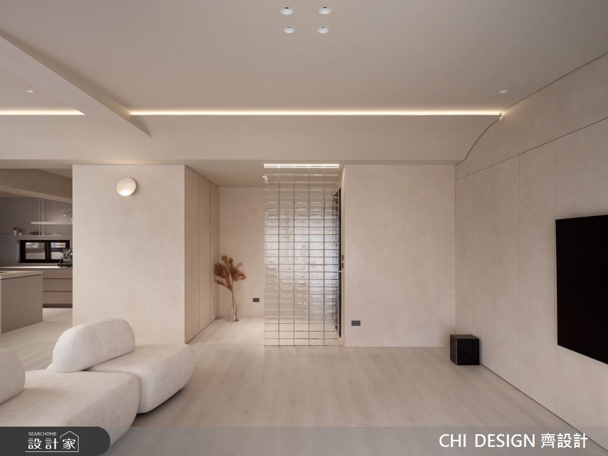 41坪老屋(16~30年)＿侘寂風玄關客廳案例圖片＿CHI DESIGN 齊設計＿CHI DESIGN_Redefine之5