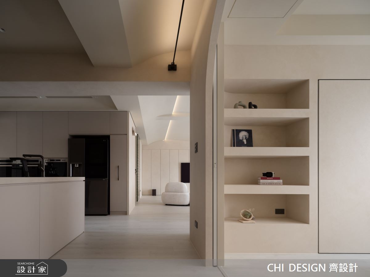 41坪老屋(16~30年)＿侘寂風走廊中島案例圖片＿CHI DESIGN 齊設計＿CHI DESIGN_Redefine之12