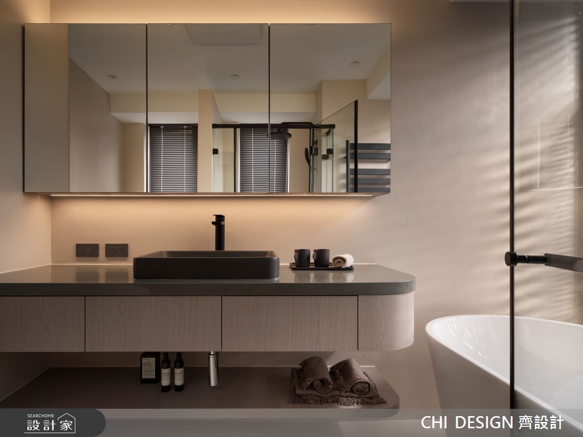 41坪老屋(16~30年)＿侘寂風浴室案例圖片＿CHI DESIGN 齊設計＿CHI DESIGN_Redefine之24
