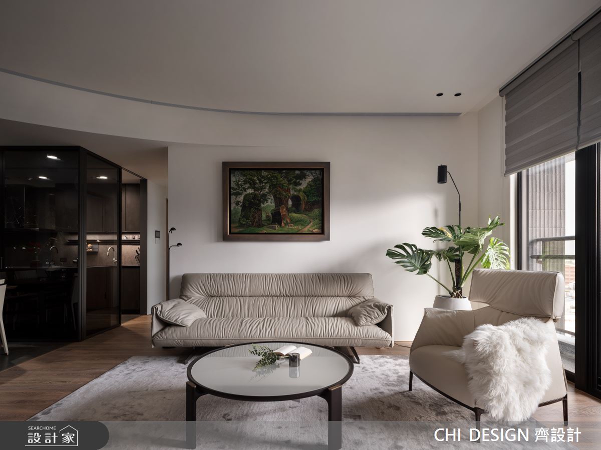 48坪預售屋＿現代風客廳案例圖片＿CHI DESIGN 齊設計＿CHI DESIGN_Overture序曲之8