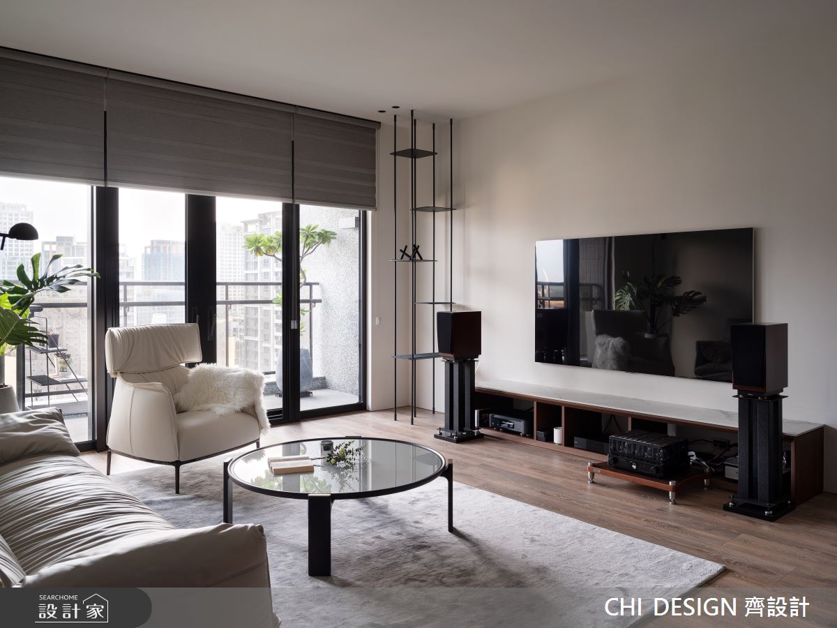 48坪預售屋＿現代風客廳案例圖片＿CHI DESIGN 齊設計＿CHI DESIGN_Overture序曲之7