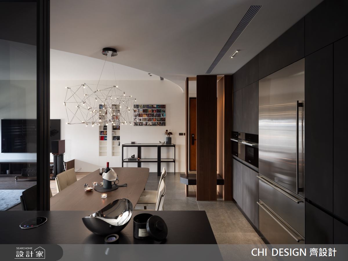 48坪預售屋＿現代風餐廳中島案例圖片＿CHI DESIGN 齊設計＿CHI DESIGN_Overture序曲之10