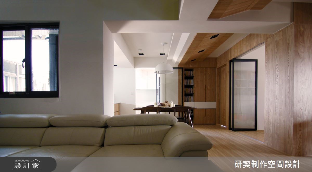 30坪老屋(16~30年)＿北歐風客廳餐廳案例圖片＿研契制作＿研契_01之4