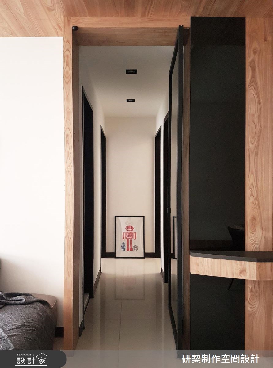 19坪新成屋(5年以下)＿現代風走廊案例圖片＿研契制作＿研契_02之6