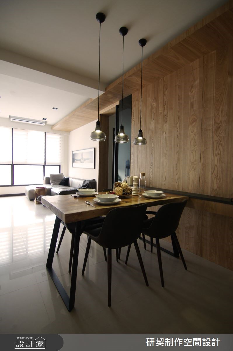19坪新成屋(5年以下)＿現代風客廳餐廳案例圖片＿研契制作＿研契_02之8