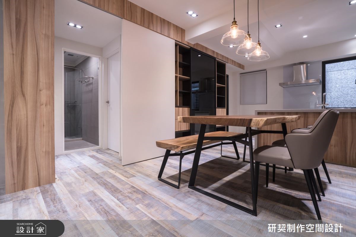 21坪老屋(16~30年)＿混搭風餐廳吧檯案例圖片＿研契制作＿研契_03之7303