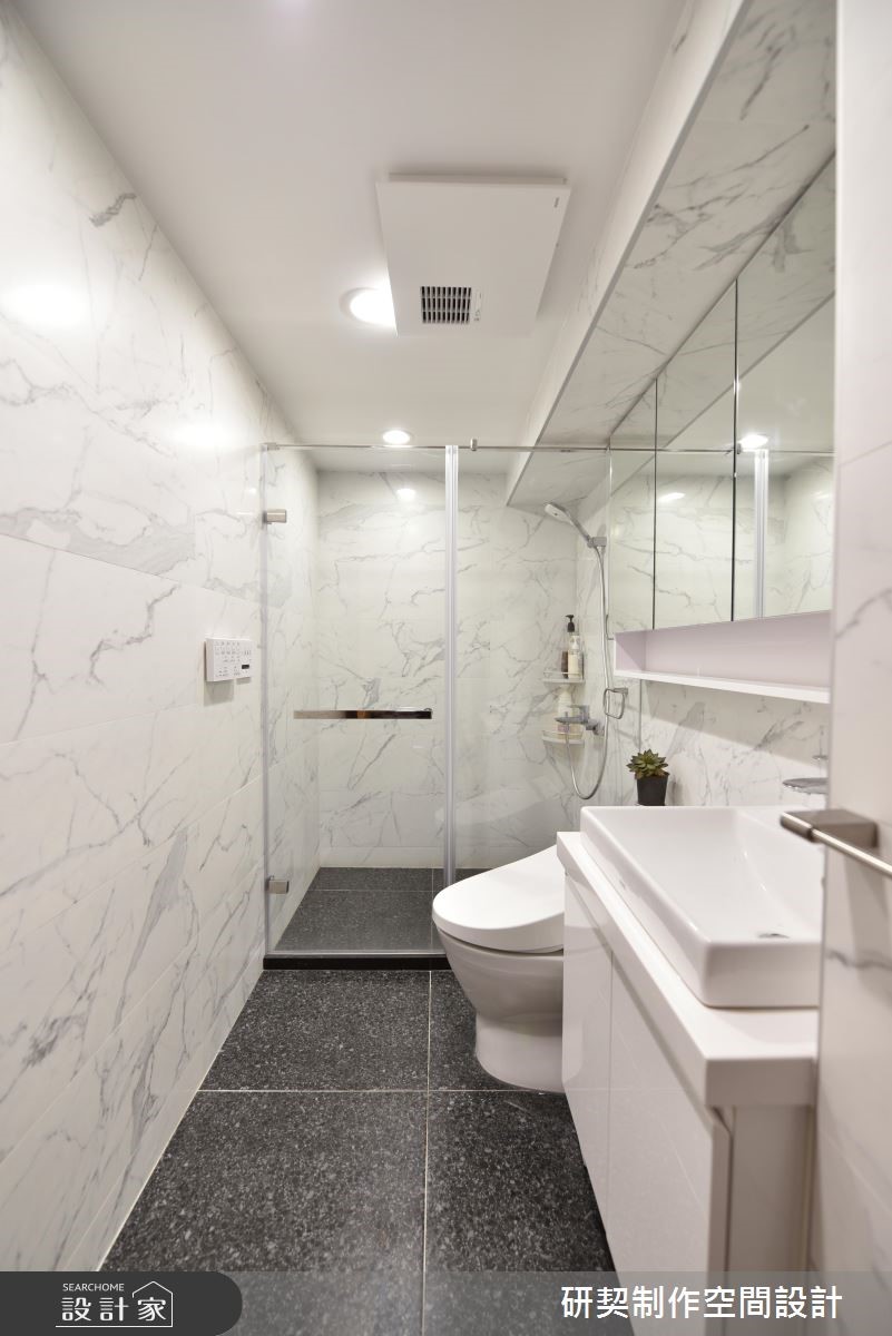 23坪老屋(16~30年)＿現代風浴室案例圖片＿研契制作＿研契_04之10