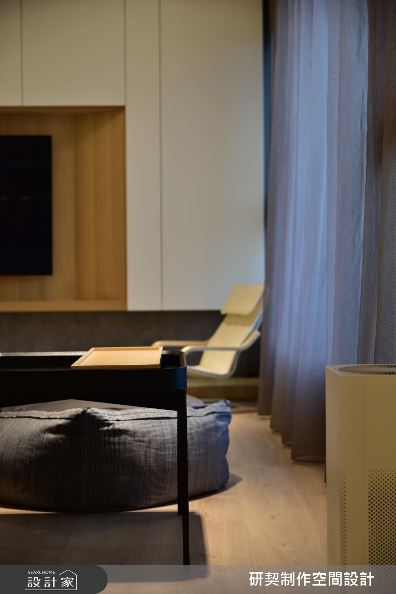 37坪新成屋(5年以下)＿北歐風客廳案例圖片＿研契制作＿研契_05之4
