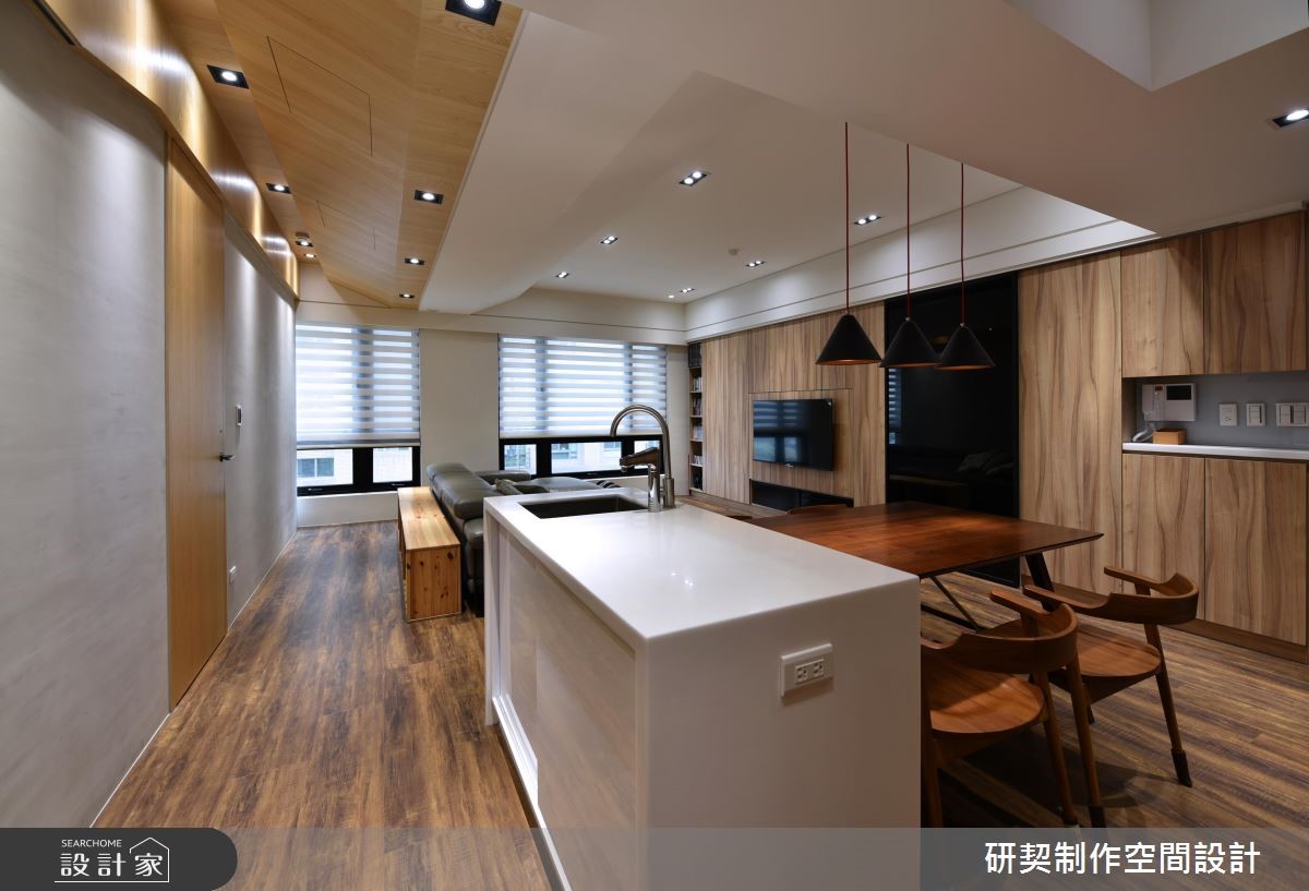 28坪中古屋(5~15年)＿現代風餐廳吧檯案例圖片＿研契制作＿研契_07之6