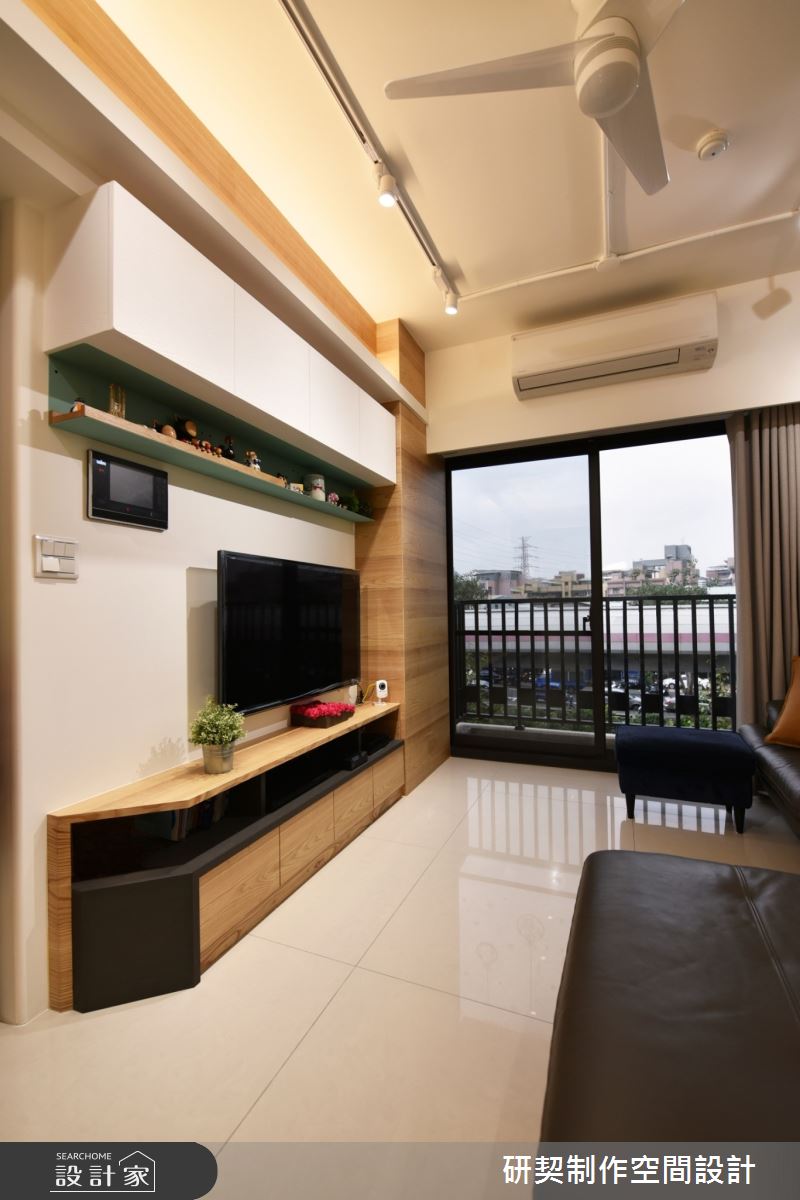 20坪新成屋(5年以下)＿北歐風客廳案例圖片＿研契制作＿研契_10之7