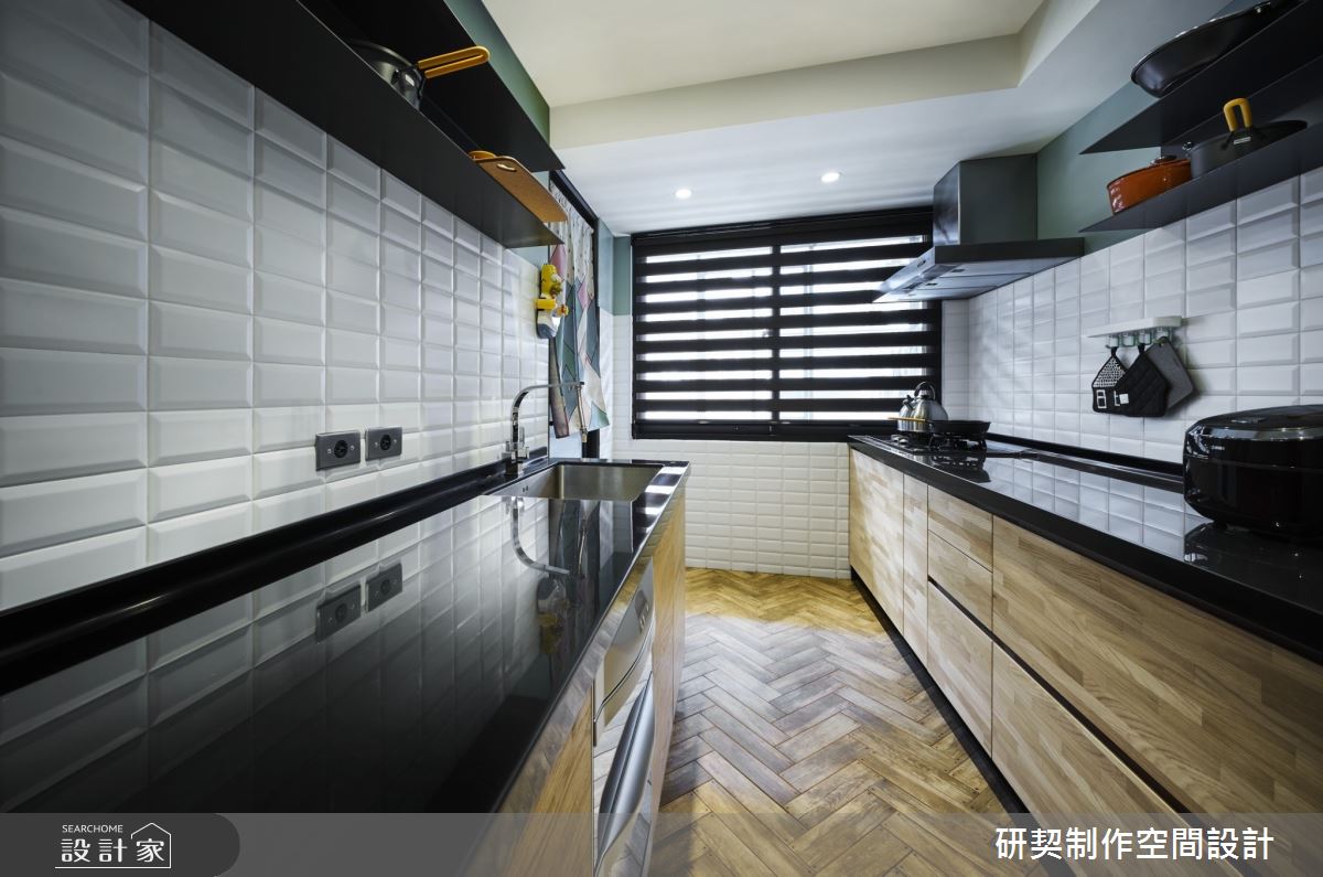 25坪中古屋(5~15年)＿工業風廚房案例圖片＿研契制作＿研契_12之6