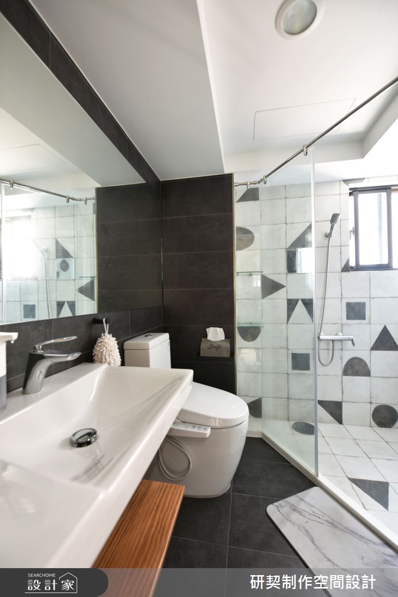 29坪老屋(16~30年)＿混搭風浴室案例圖片＿研契制作＿研契_13之10