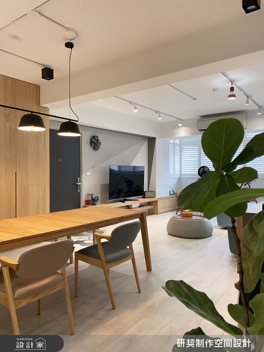 29坪老屋(16~30年)＿混搭風客廳餐廳案例圖片＿研契制作＿研契_13之6