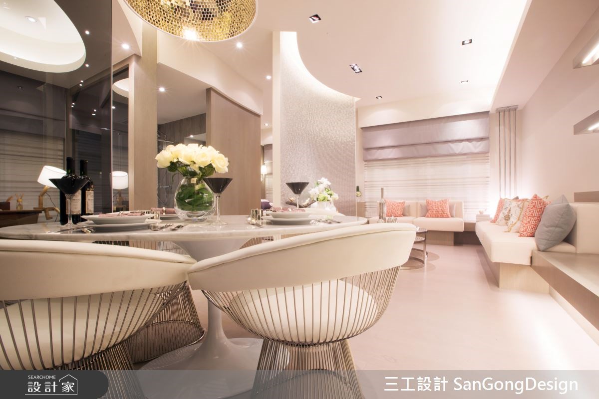 20坪預售屋＿混搭風客廳餐廳案例圖片＿三工設計 SanGongDesign＿三工_02之2