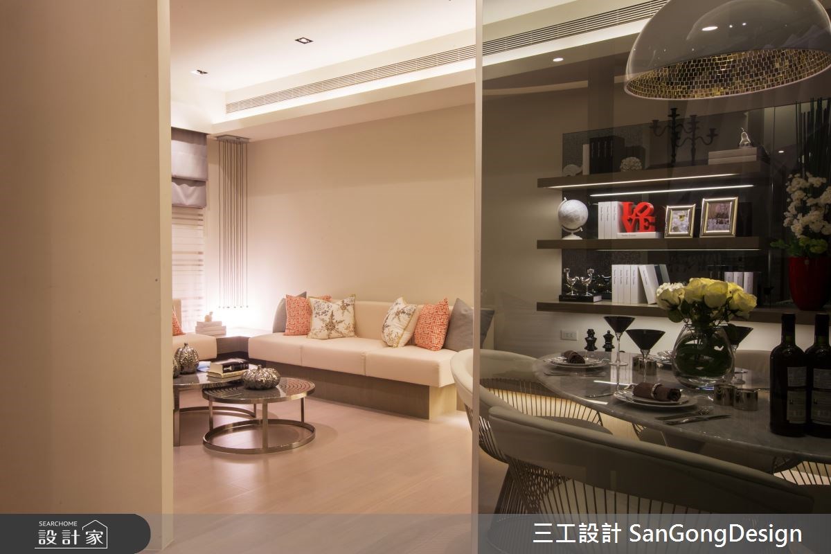 20坪預售屋＿混搭風客廳餐廳案例圖片＿三工設計 SanGongDesign＿三工_02之5