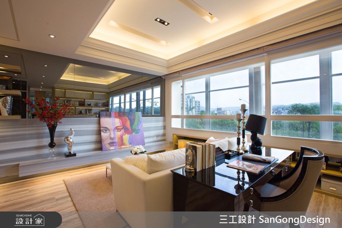 20坪新成屋(5年以下)＿混搭風客廳工作區案例圖片＿三工設計 SanGongDesign＿三工_03之4